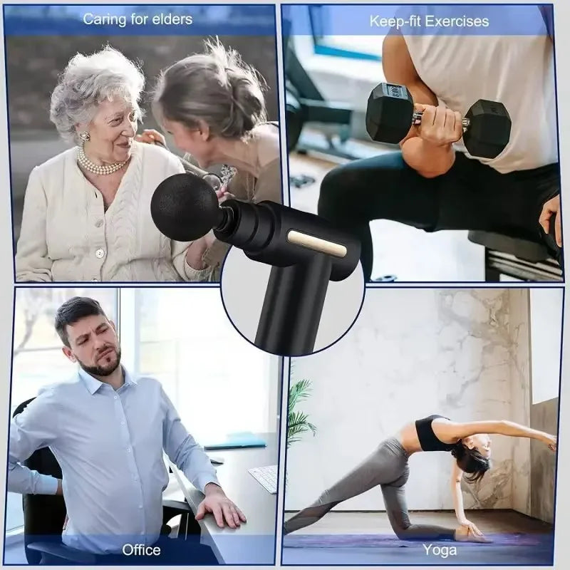 CalmPulse Portable Deep Tissue Massage Gun