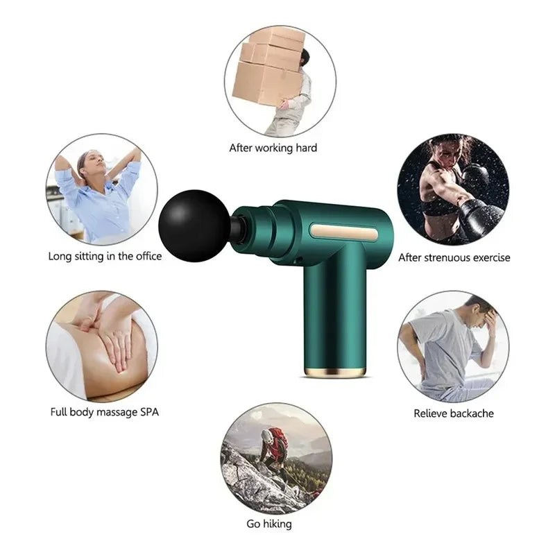 CalmPulse Portable Deep Tissue Massage Gun